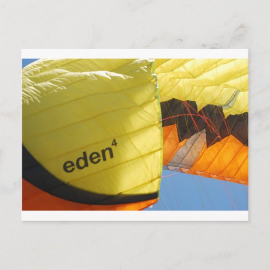 Carte Postale Eden Parachute (Devant)