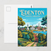 Carte Postale Edenton États-Unis (Devant / Derrière)