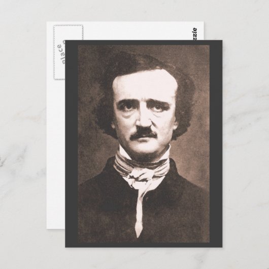 Carte postale Edgar Alan Poe (Devant / Derrière)