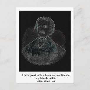 Carte Postale Edgar Allan Poe