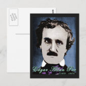 Carte Postale Edgar Allan Poe (Devant / Derrière)