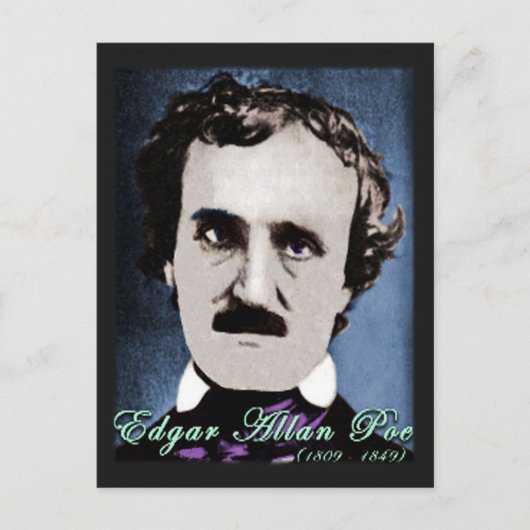 Carte Postale Edgar Allan Poe (Devant)