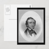 Carte Postale Edgar Allan Poe (Devant / Derrière)