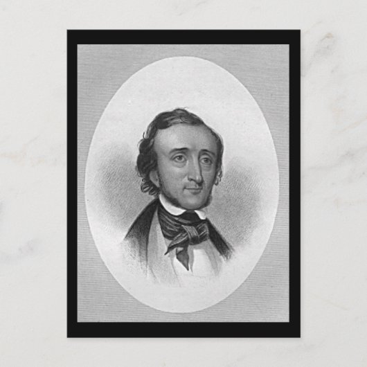 Carte Postale Edgar Allan Poe (Devant)