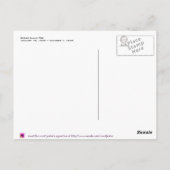 Carte Postale Edgar Allan Poe (Dos)