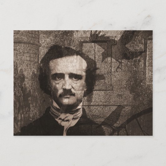 Carte Postale Edgar Allan Poe (Devant)