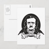 Carte Postale Edgar Allan Poe (Devant / Derrière)