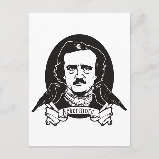 Carte Postale Edgar Allan Poe (Devant)