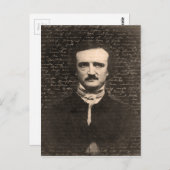 Carte Postale Edgar Allan Poe (Devant / Derrière)