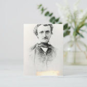Carte Postale Edgar Allan Poe 1907 (Debout devant)