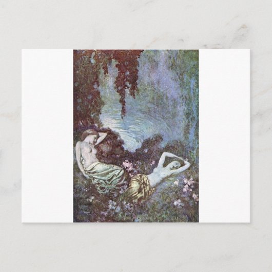 Carte Postale Edgar Allan Poe de Dulac (Devant)