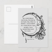 Carte Postale Edgar Allan Poe Dreamland Dreamland (Devant / Derrière)