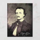 Carte Postale Edgar Allan Poe *Restauré et reachevé* (Devant)
