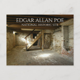 Carte Postale Edgar Allan Poe Sous-sol, Philadelphie
