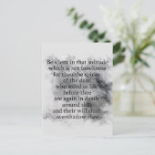 Carte Postale Edgar Allan Poe Spirits of the Dead Halloween Poem (Debout devant)