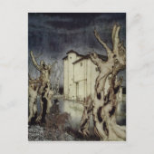 Carte Postale Edgar Allan Poe Usher tableau d'Arthur Rackham (Devant)