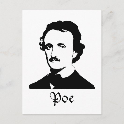 Carte Postale Edgar Allen Poe (Devant)
