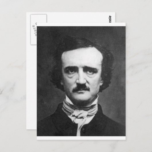 Carte Postale edgar allen poe (Devant / Derrière)