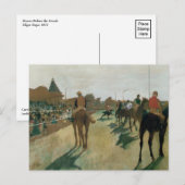 Carte Postale Edgar Degas (Devant / Derrière)
