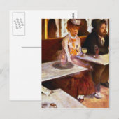 Carte Postale Edgar Degas - Absinthe Drinkers (Devant / Derrière)