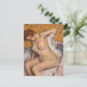 Carte Postale Edgar Degas - Après le bain (Debout devant)