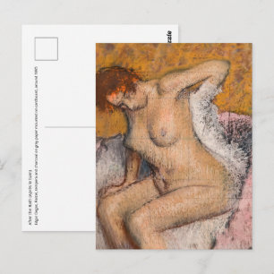 Carte Postale Edgar Degas - Après le bain