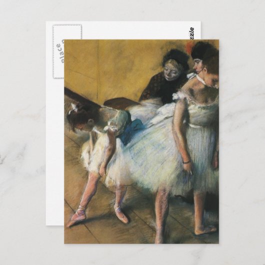 Carte postale Edgar Degas Art (Devant / Derrière)
