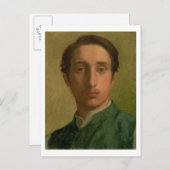 Carte Postale Edgar Degas | Autoportrait (Devant / Derrière)