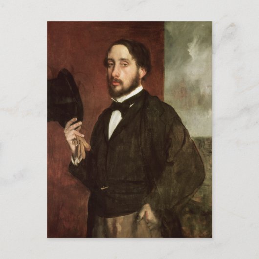 Carte Postale Edgar Degas | Autoportrait, c.1862 (Devant)