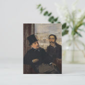 Carte Postale Edgar Degas | Autoportrait de l'Evariste de Valern (Debout devant)
