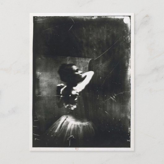 Carte postale Edgar Degas avec danseuse de ballet (Devant)