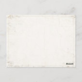 Carte postale Edgar Degas avec Golden Ballet Dance (Dos)