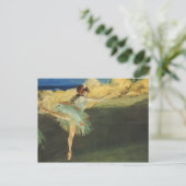 Carte Postale Edgar Degas Ballerina (Debout devant)