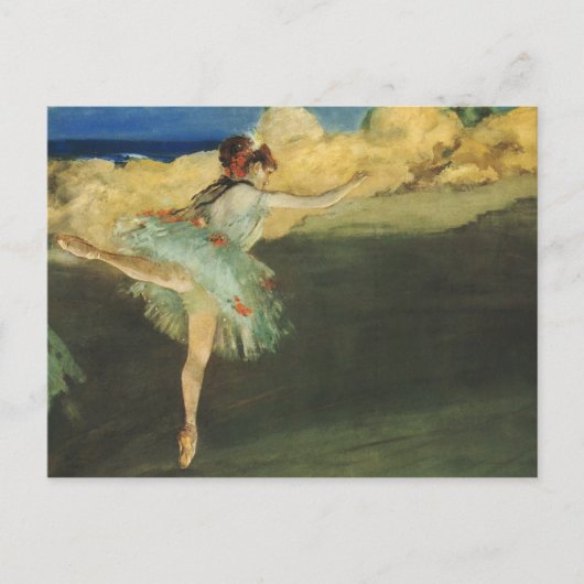 Carte Postale Edgar Degas Ballerina (Devant)