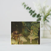 Carte Postale Edgar Degas - Ballet 1875 Danseur Danser filles tu (Debout devant)