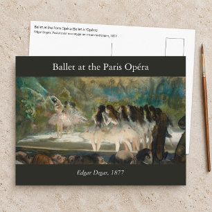 Carte Postale Edgar Degas - Ballet à l'Opéra de Paris