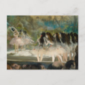 Carte Postale Edgar Degas - Ballet à l'Opéra de Paris (Devant)