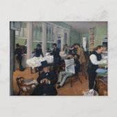 Carte Postale Edgar Degas - Bureau de coton à la Nouvelle-Orléan (Devant)