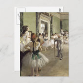 Carte Postale Edgar Degas | Classe Ballet (Devant / Derrière)