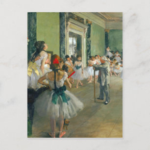 Carte Postale Edgar Degas - Classe Ballet