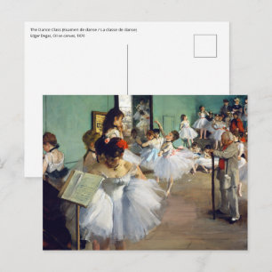Carte Postale Edgar Degas - Classe Danse