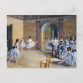 Carte Postale Edgar Degas - Dance Foyer, Opéra rue Le Peletier (Devant)
