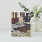 Carte Postale Edgar Degas | Dans un Café, ou l'Absinthe (Debout devant)