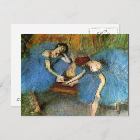 Carte Postale Edgar Degas Danser Ballerinas Art (Devant / Derrière)