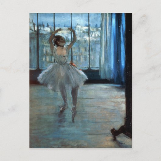 Carte Postale Edgar Degas | Danseur devant une fenêtre (Devant)