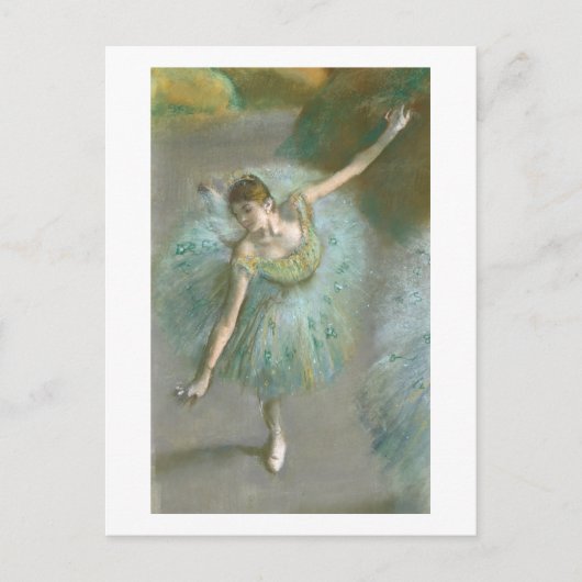 Carte Postale Edgar Degas | Danseur en vert (Devant)