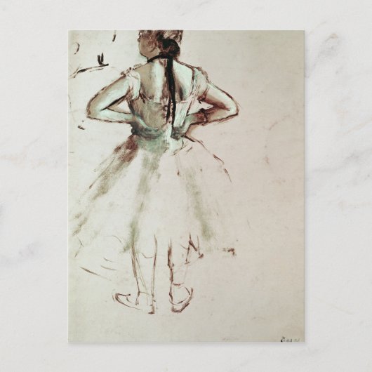 Carte Postale Edgar Degas | Danseur vu de l'arrière (Devant)
