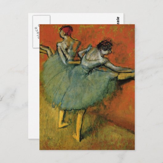 Carte Postale Edgar Degas | Danseurs au Bar (Devant / Derrière)