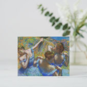 Carte Postale Edgar Degas - Danseurs Bleus (Debout devant)