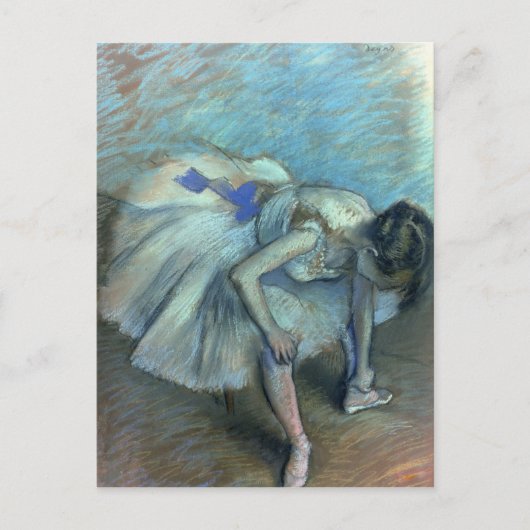 Carte Postale Edgar Degas | Danseuse assise, vers 1881-83 (Devant)